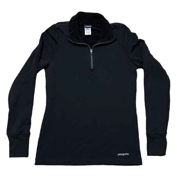Patagonia Tops - Patagonia Black Long Sleeve Quarter Zip Top | Women’s S